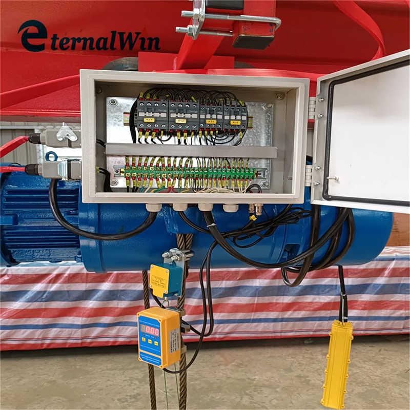 Rail Track Wheel Overhead Crane Electric Lifting Hoist Crane used in warehouses