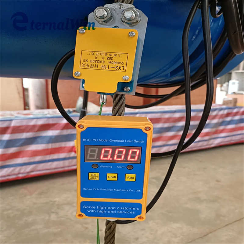 Rail Track Wheel Overhead Crane Electric Lifting Hoist Crane used in warehouses