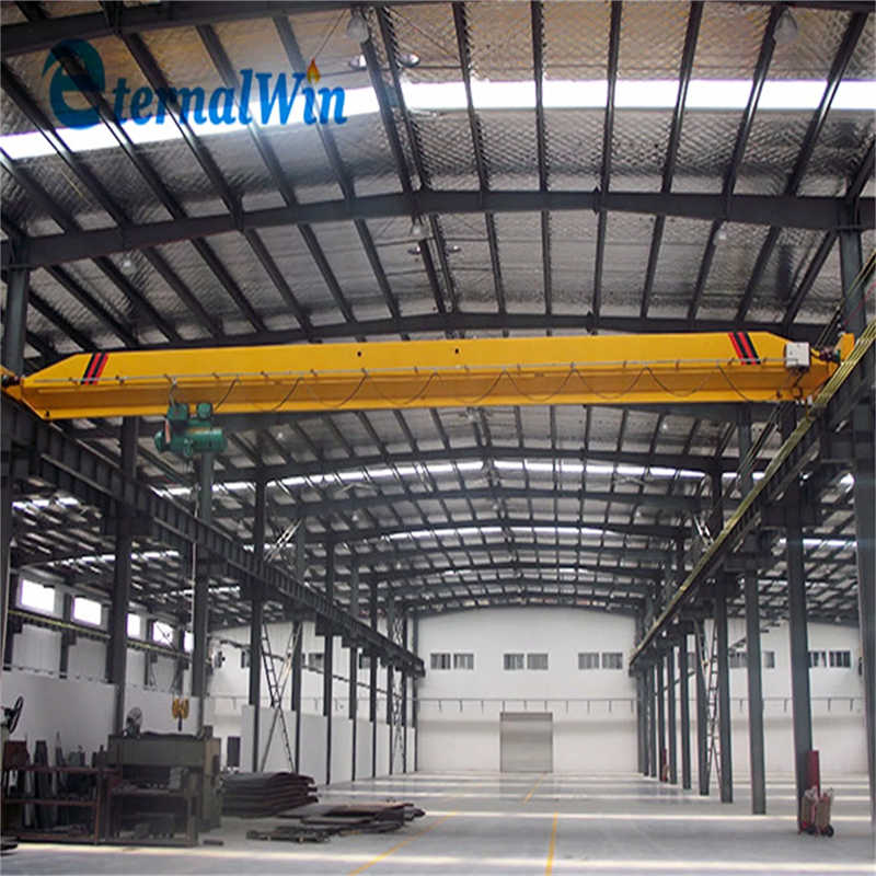 Single Girder Bridge Overhead 5 Ton 10 Ton 15 Ton Crane for material yards