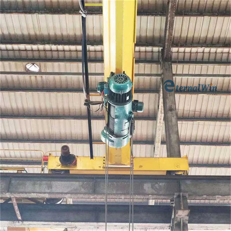 Single Girder Bridge Overhead 5 Ton 10 Ton 15 Ton Crane for material yards