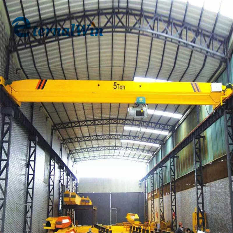 Single Girder Bridge Overhead 5 Ton 10 Ton 15 Ton Crane for material yards