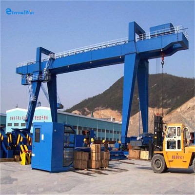 100ton Electric Heavy Duty General Construction Double Girder Gantry Crane