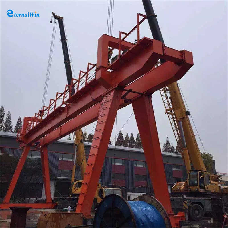 100ton Electric Heavy Duty General Construction Double Girder Gantry Crane