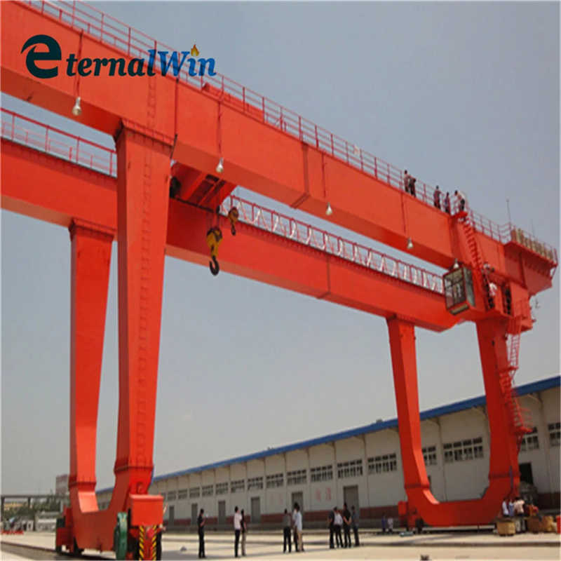 Heavy Duty Gantry Crane Double Girder Gantry Crane 50 Ton sale Russia