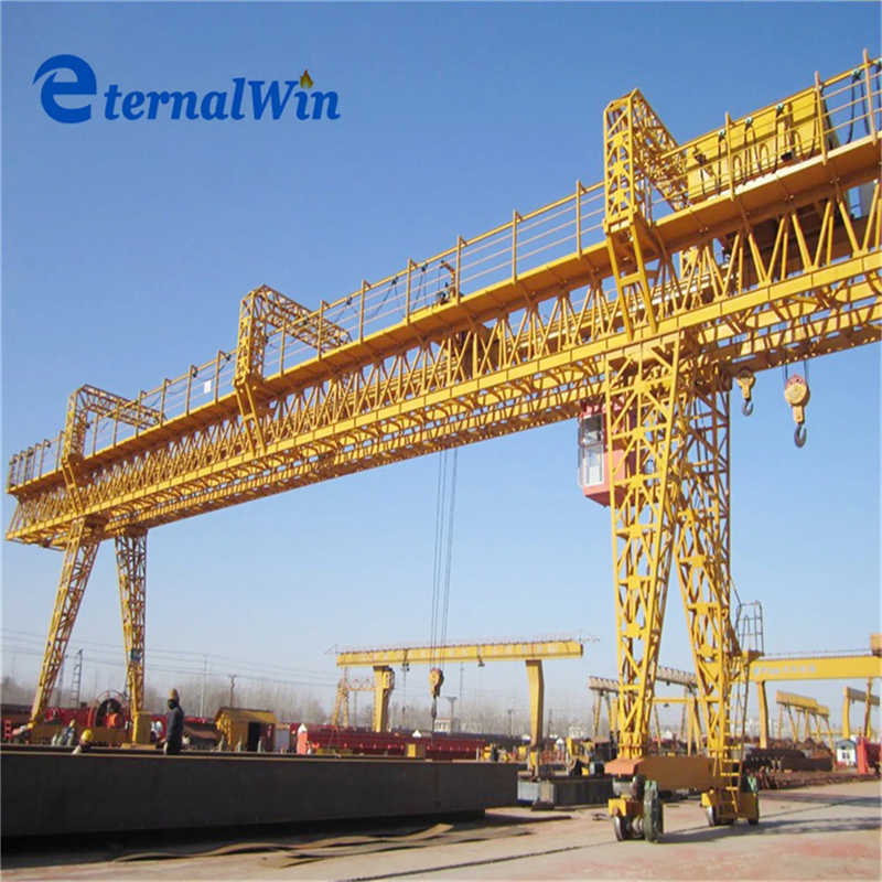 Heavy Duty Gantry Crane Double Girder Gantry Crane 50 Ton sale Russia