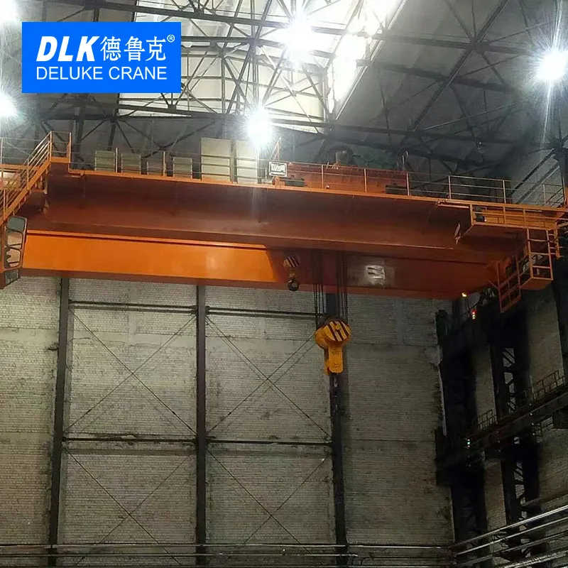 Indoors Double Girder Overhead Crane Qd Type 5~350t Bridge Crane with Hook