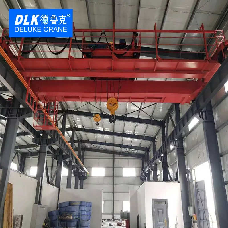 Indoors Double Girder Overhead Crane Qd Type 5~350t Bridge Crane with Hook