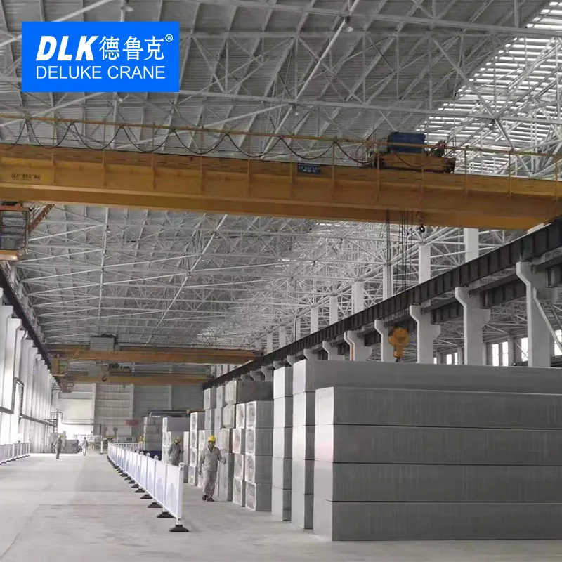 1-100 Ton Hoist Crane Eot Electric Double Beam Girder Overhead Bridge Crane