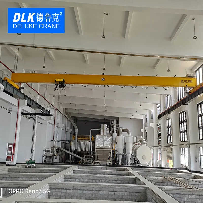 Light Weight European Standard Single Girder Electric Hoist Overhead Crane