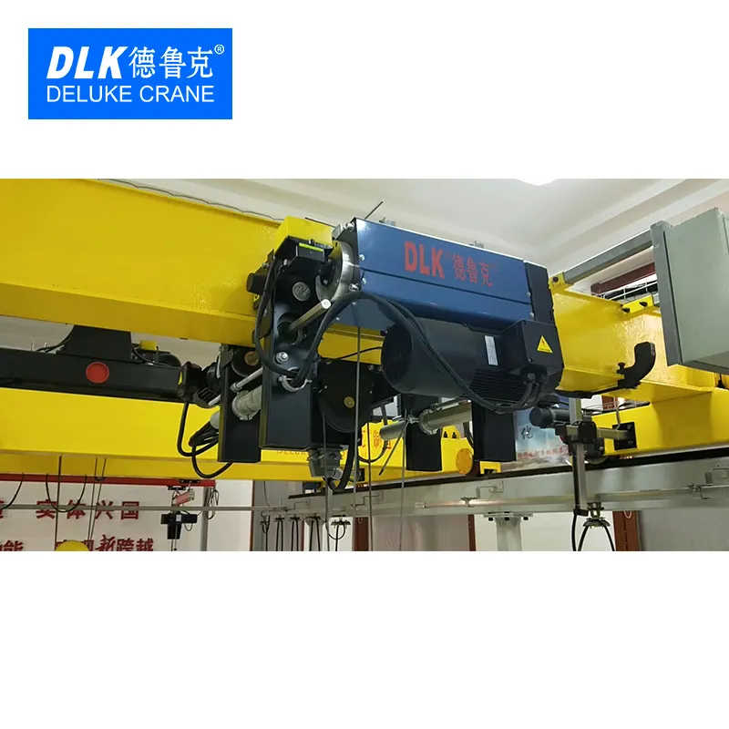 Light Weight European Standard Single Girder Electric Hoist Overhead Crane