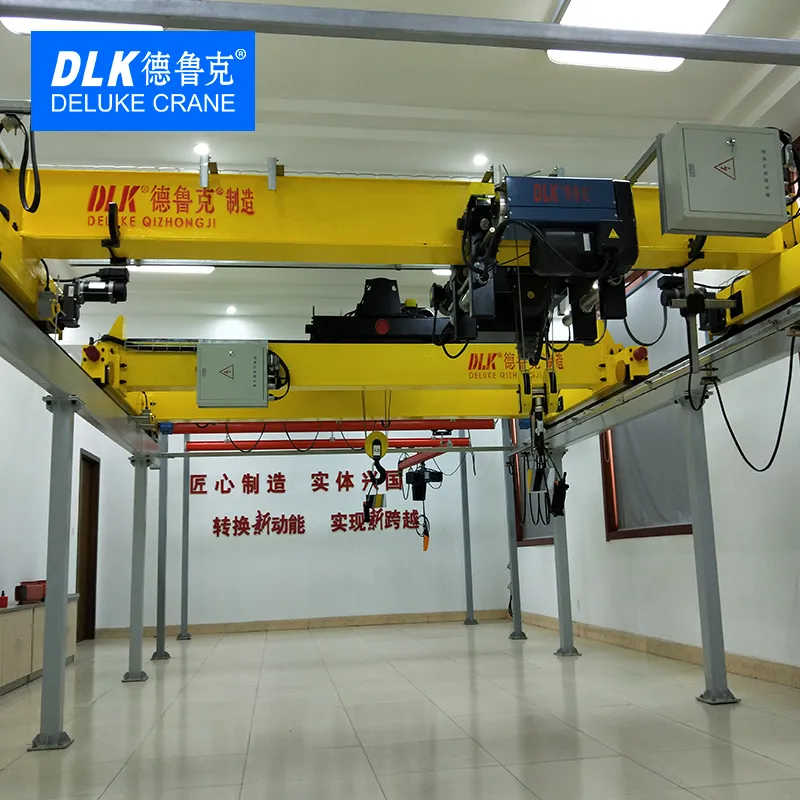 Light Weight European Standard Single Girder Electric Hoist Overhead Crane