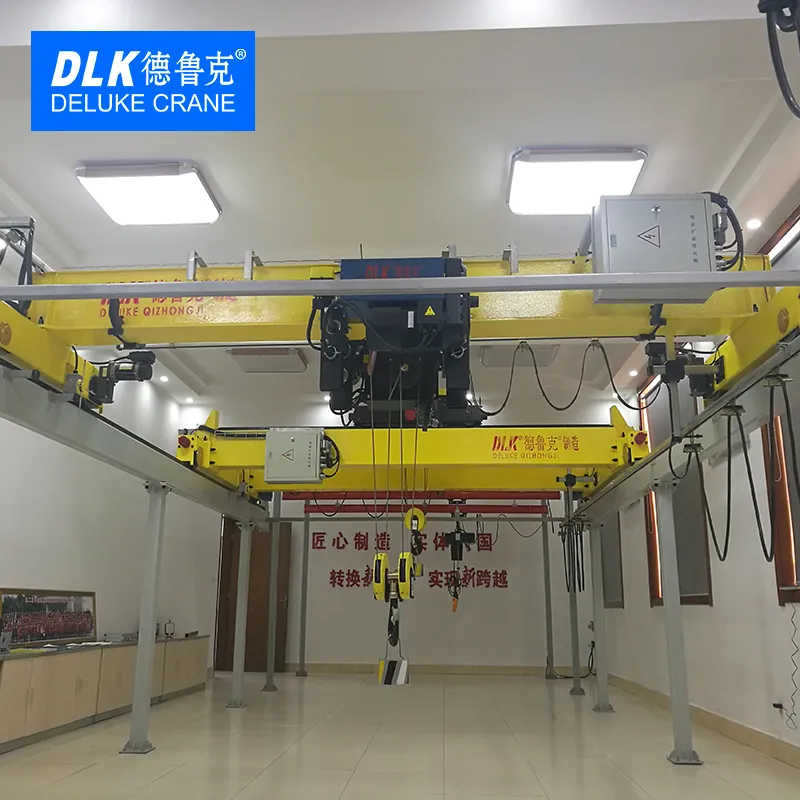 Light Weight European Standard Single Girder Electric Hoist Overhead Crane