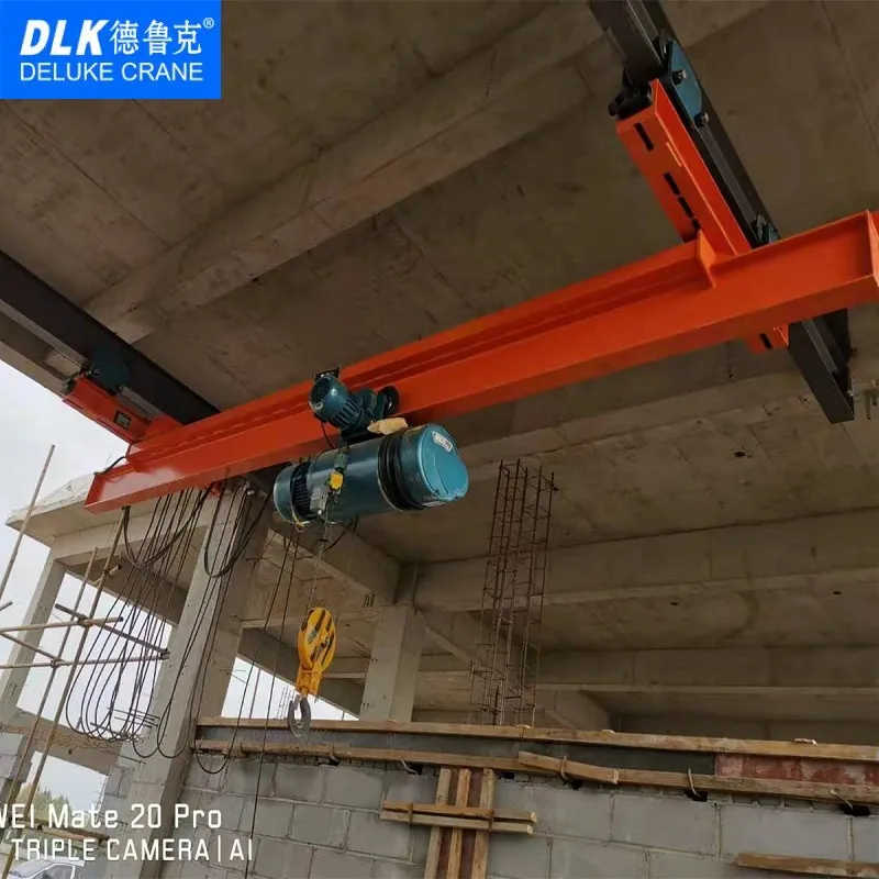 Under Slung Suspension Single Girder Overhead Crane Lx Model 0.5 1 2 3 Ton