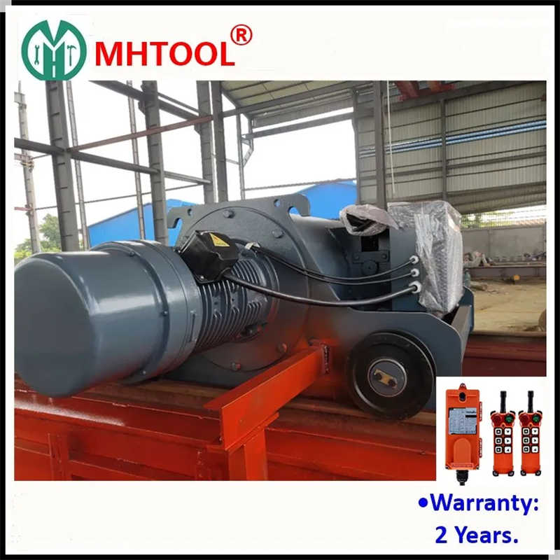 Mhtool 15ton Electric Wire Rope Hoist Crane for Heavy Duty Trolley