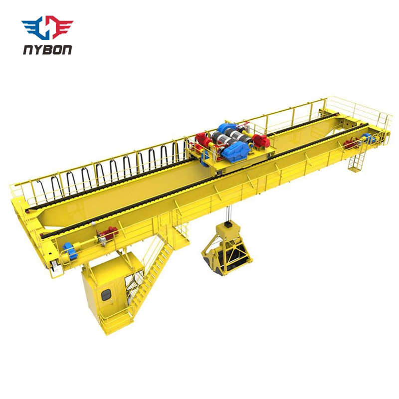 Qz 5~20t 16t Grab Bucket Overhead Bridge Crane Eot Crane sale Indonesia