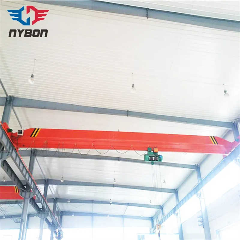 Mobile Workshop Single Girder Electric Hoist Overhead Crane Indonesia