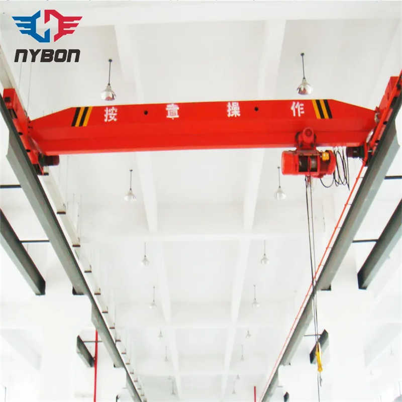 Mobile Workshop Single Girder Electric Hoist Overhead Crane Indonesia