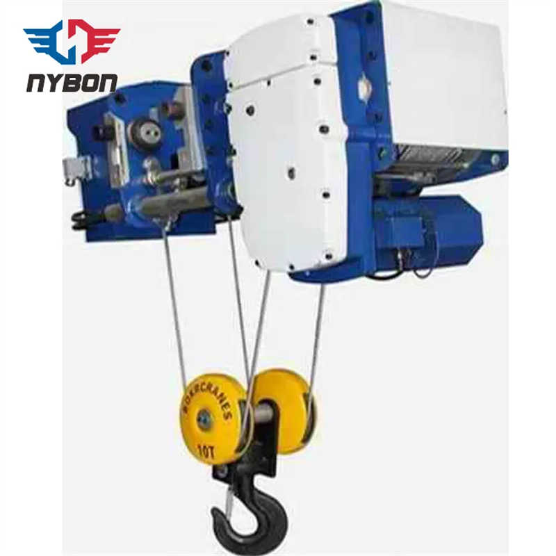 Europe Standard Wire Rope Electric Hoist 10t for sale to Indonesia