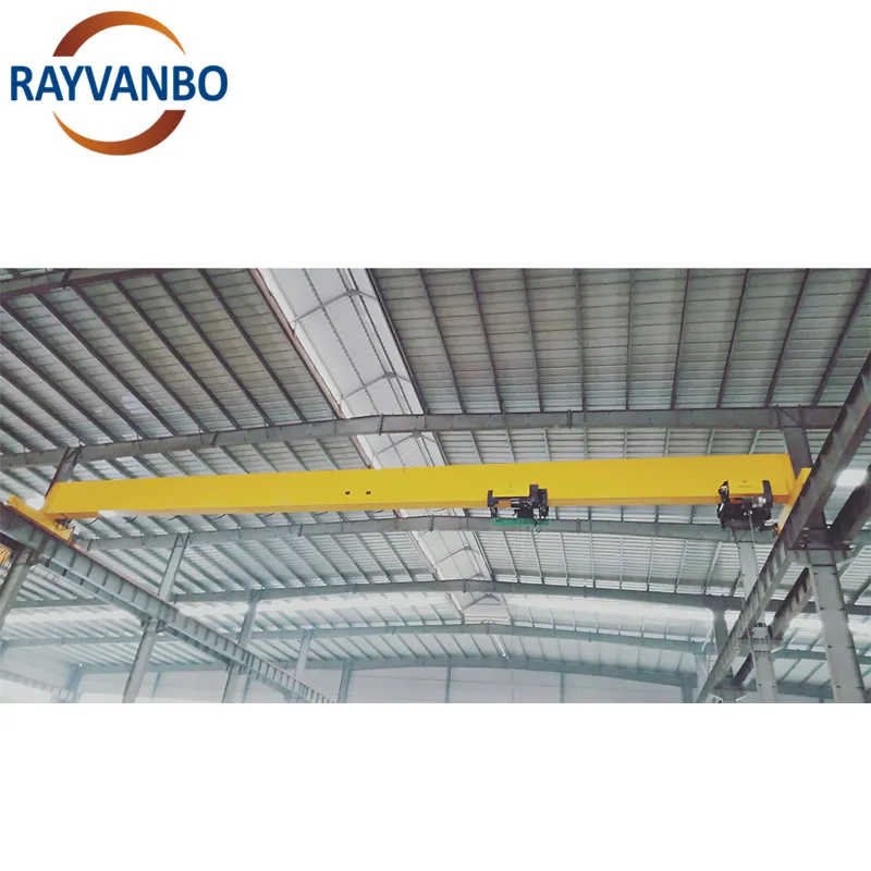 Heavy Duty Workshop Remote Controller Double Beam Girder Overhead Crane