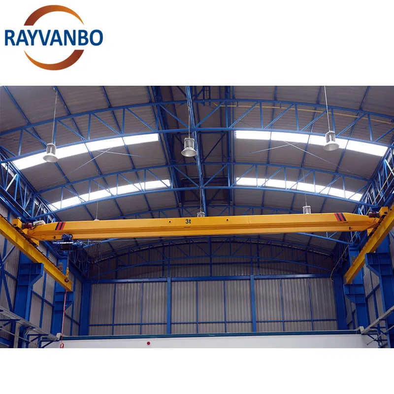 Heavy Duty Workshop Remote Controller Double Beam Girder Overhead Crane