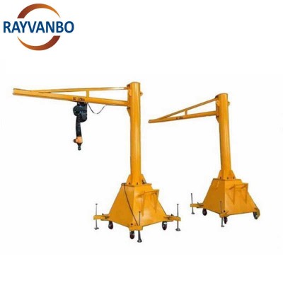 China 1 2 3 5 10 Ton Electric Column Mounted Jib Crane Price for Workshop