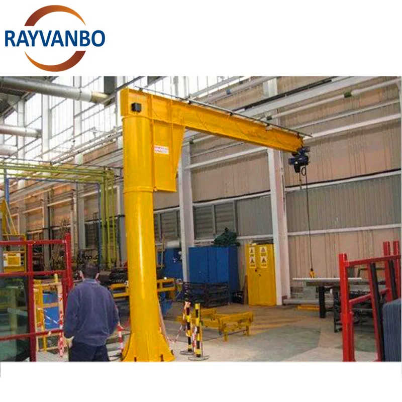 China 1 2 3 5 10 Ton Electric Column Mounted Jib Crane Price for Workshop