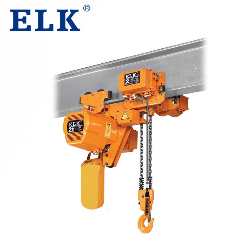 Trolley Type 2 Ton Low Headroom Electric Chain Hoist