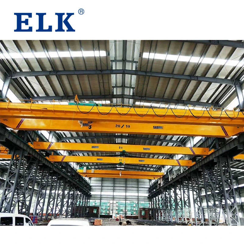 30ton Double Beam Girder Ceiling Mounted Bridge Hoist Crane