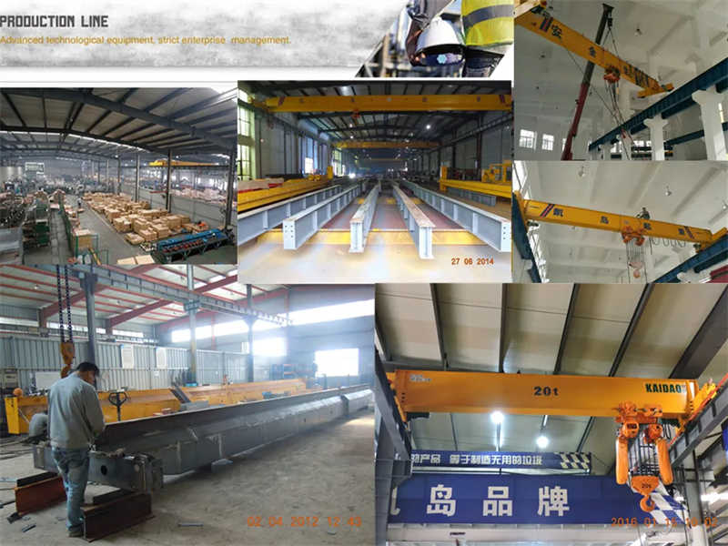 Elk 15ton Double Girder Overhead Crane / Bridge Crane