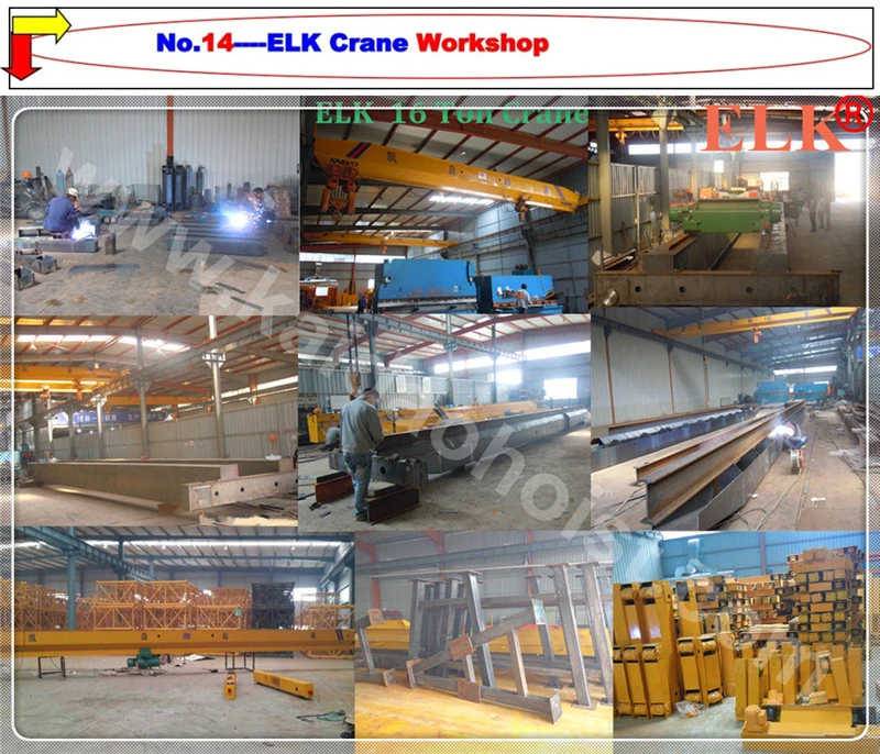 16ton Double Girder Overhead Crane / Cranes/Bridge Crane/ with Wire Rope Hoist