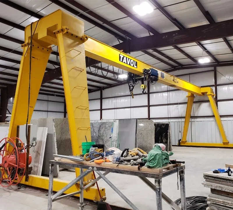 Hot Sale in USA Euro Type Gantry Crane 5 Ton Marble Lifting Gantry Crane