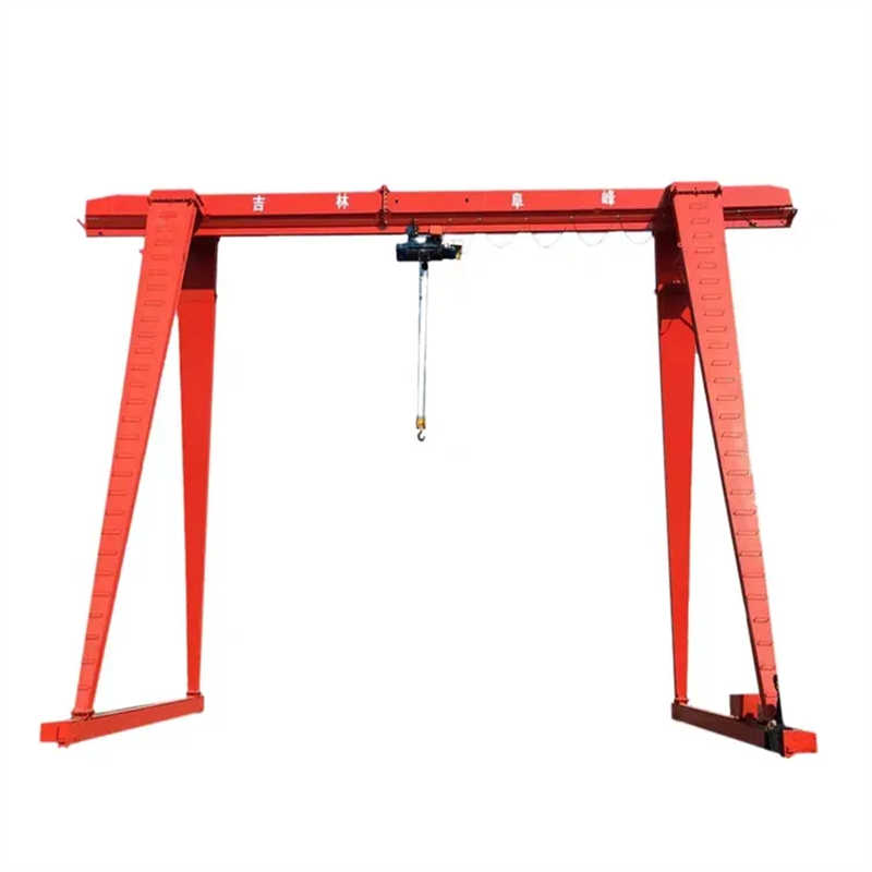 Rail Mounted Single Beam Mobile Gantry Crane 10t