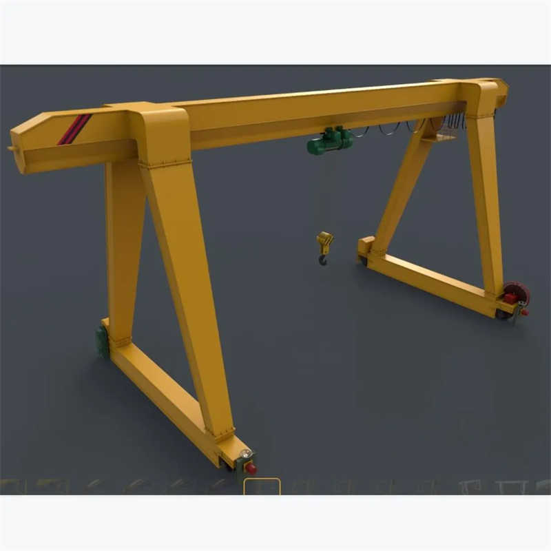 Rail Mounted Type Gantry Crane 5 Ton Marble Lifting Overhead Gantry Crane