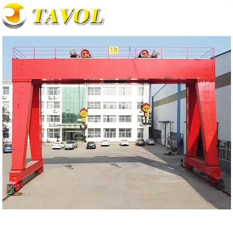 Marble Factory Uses Outdoor 50t European Double Beam Gantry Crane