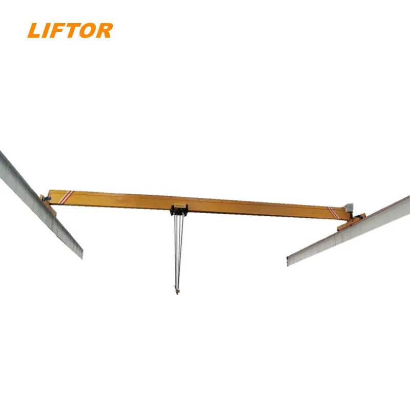 Liftor CE Certificate Europe Style 1 2 3 5 10 Ton Single Girder Overhead Crane