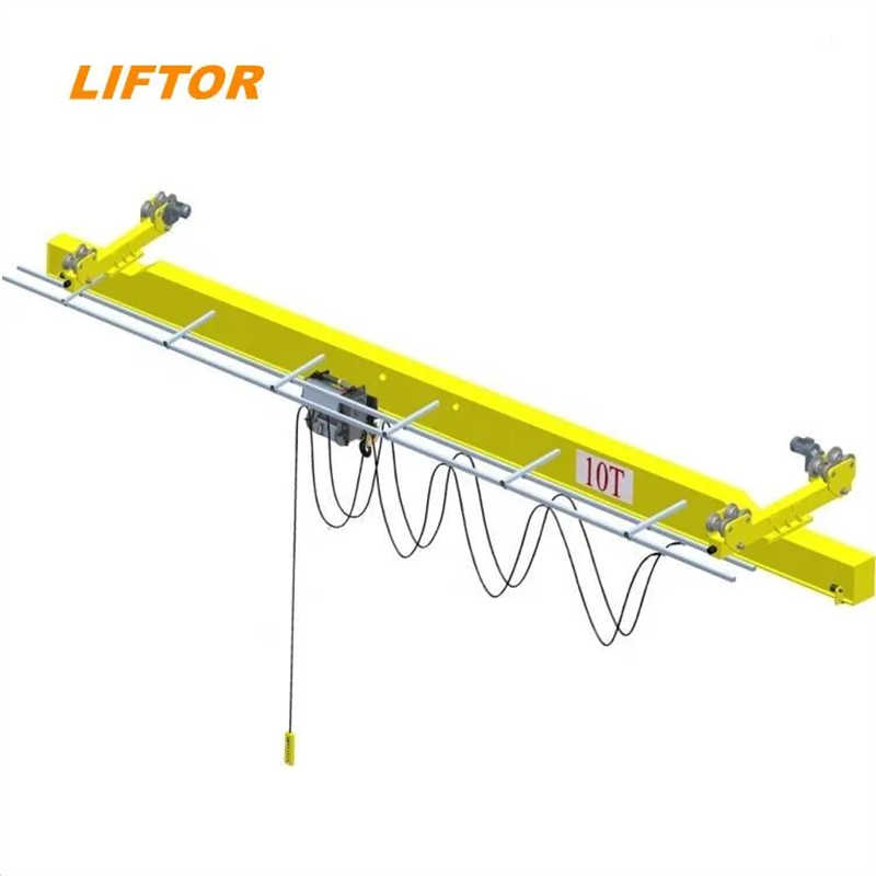 Liftor CE Certificate Europe Style 1 2 3 5 10 Ton Single Girder Overhead Crane