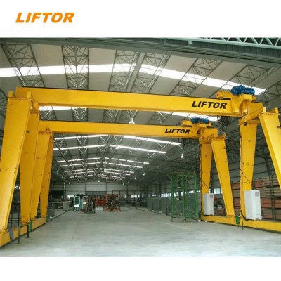 Single Beam Overhead Industrial Gantry Crane 10ton Price