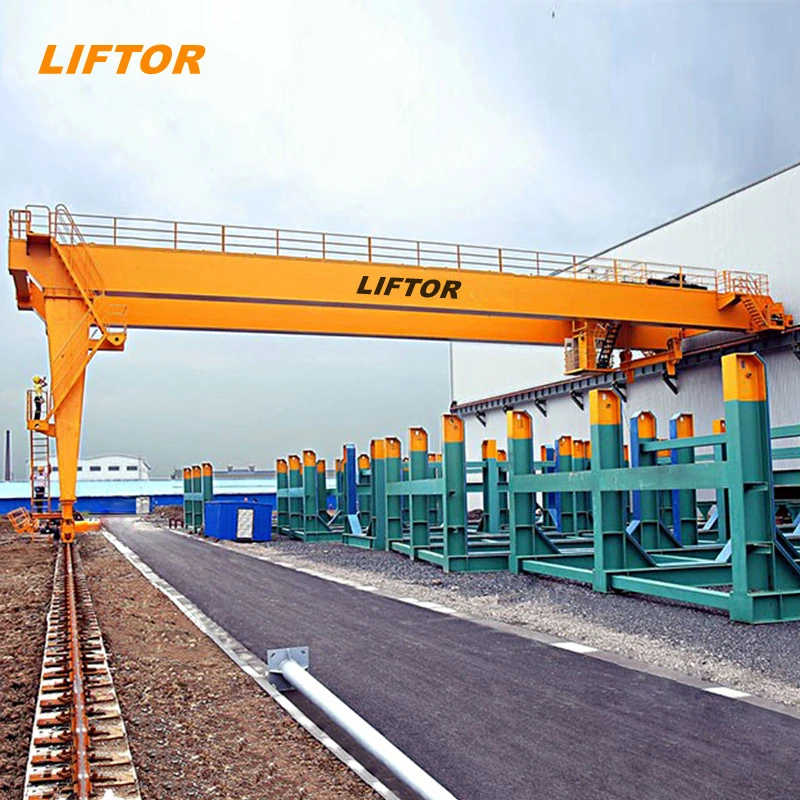 Single Beam Overhead Industrial Gantry Crane 10ton Price