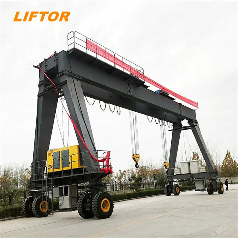 Single Beam Overhead Industrial Gantry Crane 10ton Price