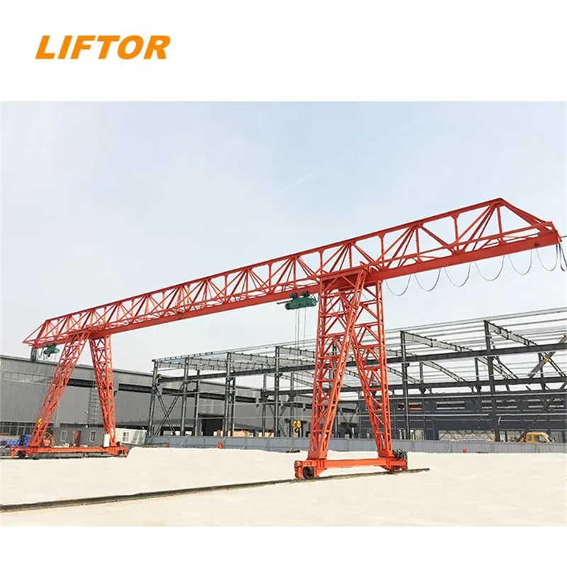 Single Beam Overhead Industrial Gantry Crane 10ton Price