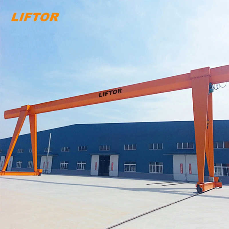 Single Beam Overhead Industrial Gantry Crane 10ton Price