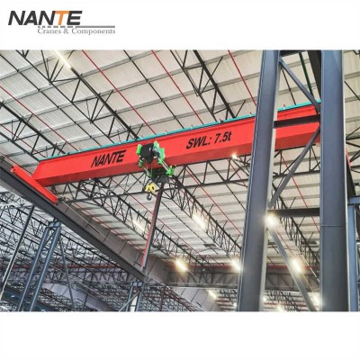 Nante DIN Standard Approved Hot Selling Single Girder Overhead Crane