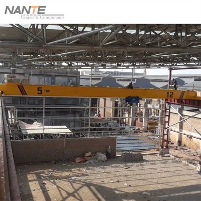 Nante DIN Standard Approved Hot Selling Single Girder Overhead Crane