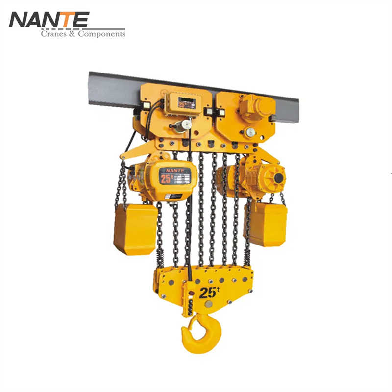 3 Ton Electric Chain Hoist with Electric/Manual Trolley