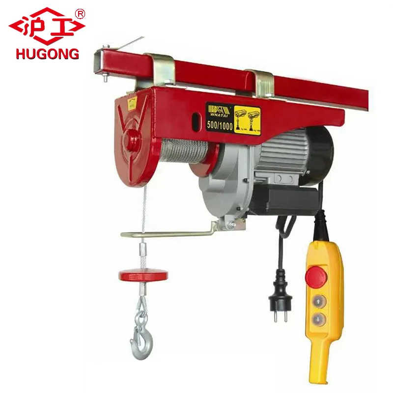 Mini Electric Wire Rope Hoist Roofing Ladder Hoist