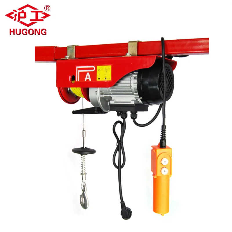 Mini Electric Wire Rope Hoist Roofing Ladder Hoist