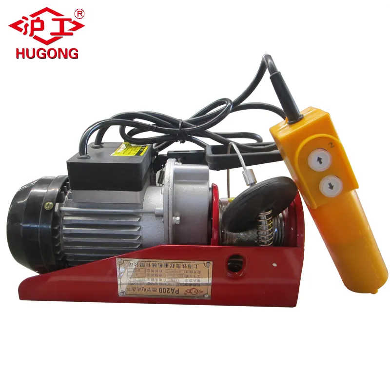 Mini Electric Wire Rope Hoist Roofing Ladder Hoist