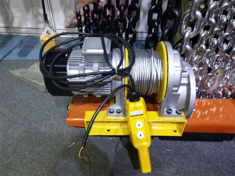 220V 3 Phase Electric Wire Rope Hoist Electric Winch