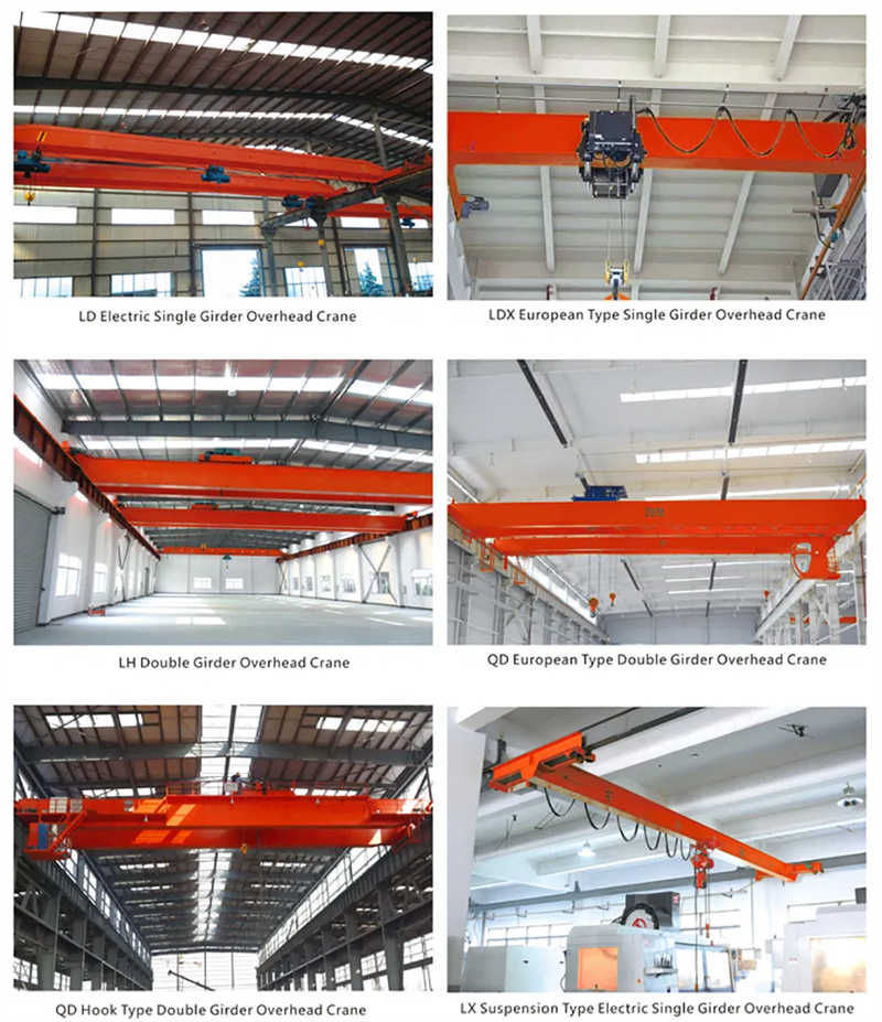 Best Quality Strong Capacity Single Girder Double Girder Overhead Crane