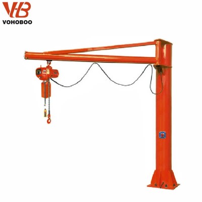 360 Degree Floor Mounted Articulating Arm Folding Jib Crane